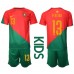 Portugal Danilo Pereira #13 Babykleding Thuisshirt Kinderen WK 2022 Korte Mouwen (+ korte broeken)